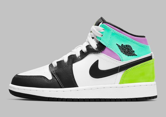 Pastel Multi-Colored Uppers Appear On The Air Jordan 1 Mid GS