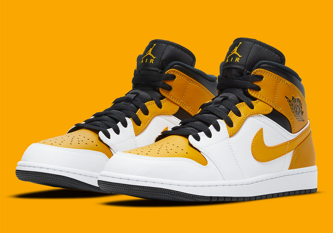 Another "University Gold" Mix Appears On The Air Jordan 1 Mid