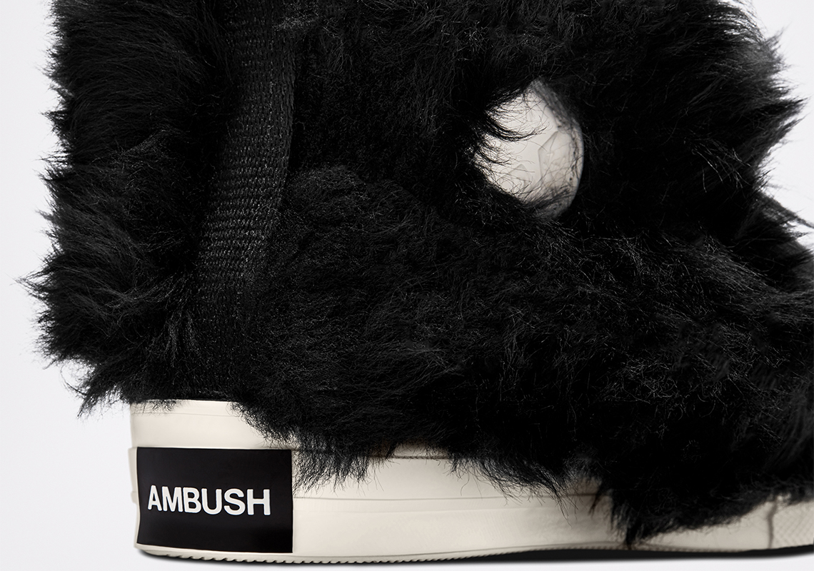 Ambush Converse Chuck 70 Fuzzy Release Date Black 5
