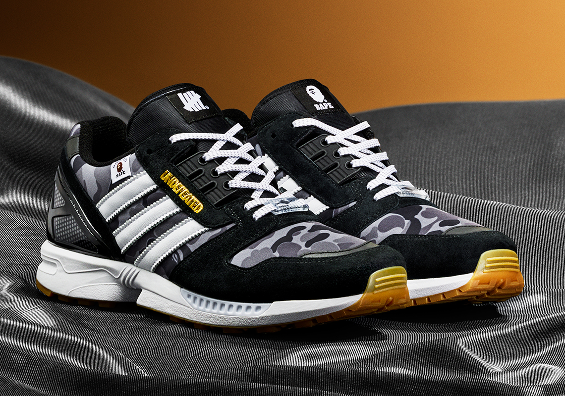 BAPE Undefeated adidas ZX 8000 Release 