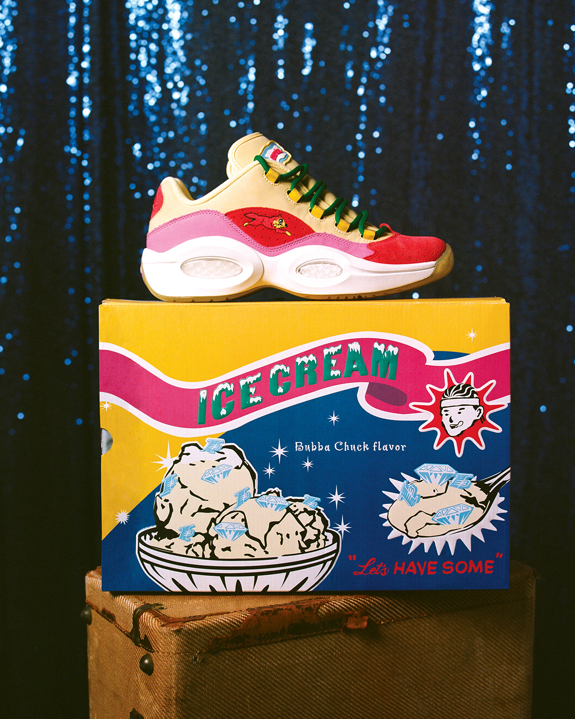 BBC Ice Cream Reebok Question Low Running Dog G55351 FZ4345 FZ4346