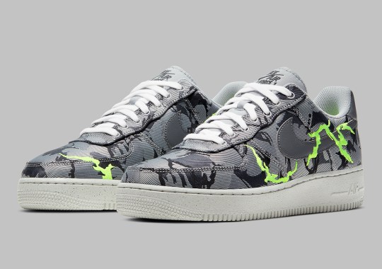 Nike Adds Camo-Style Embroidery On The Air Force 1 ’07 LX
