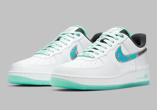 Nike Air Force 1 Low “Abalone” Features Iridescent Swooshes