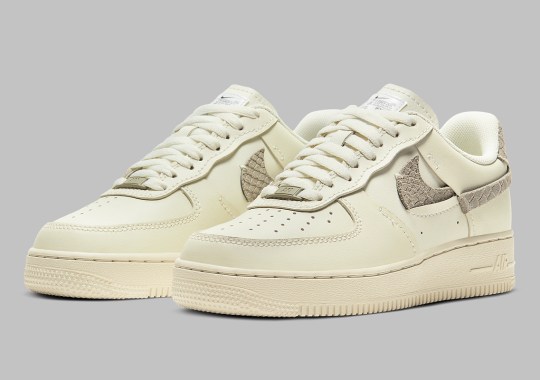 The Women’s Nike Air Force 1 LXX “Sea Glass” Adds Python Skin Accents