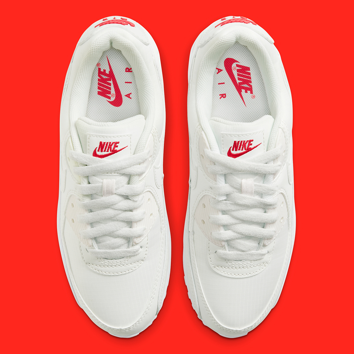 Nike Air Max 90 Sail Red Cv8819 102 8