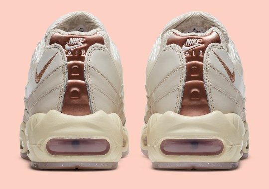Nike Adds “Red Bronze” Heel Panels To This Women’s Air Max 95
