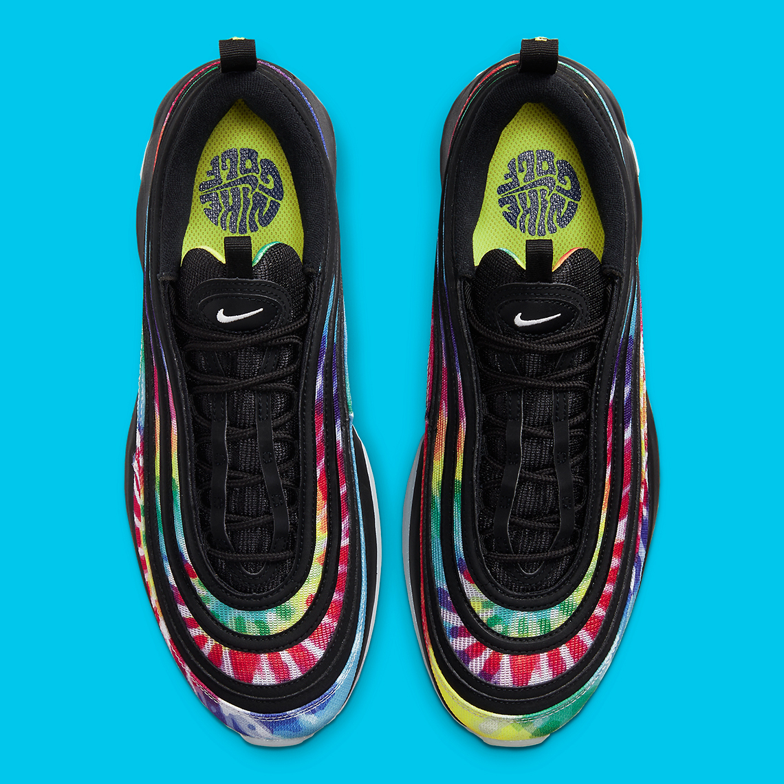 Air max 97 tie dye black best sale