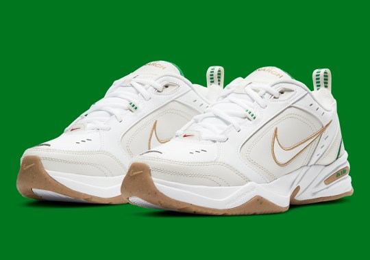 Newly Dropped Nike Monarchs Hint At Christmas Colors