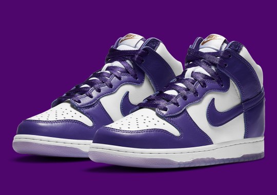 The Nike Dunk High SP “Varsity Purple” Features Translucent Soles