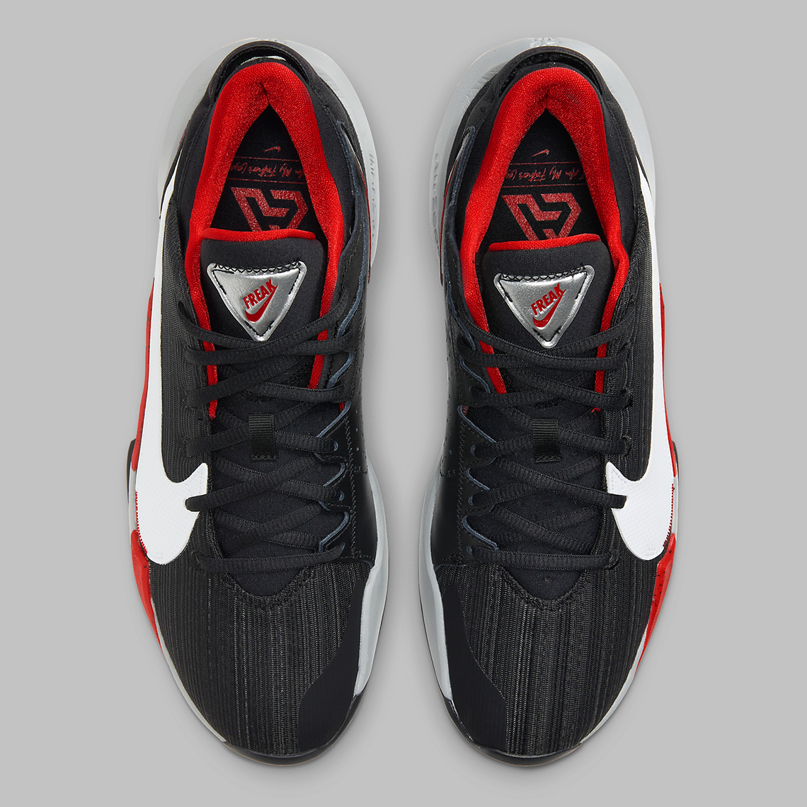 nike zoom freak 2 black red