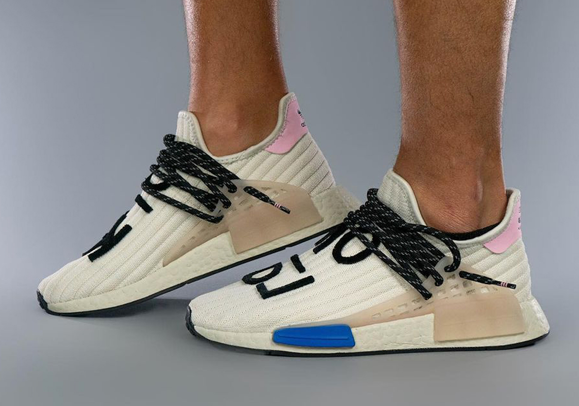 Pharrell x Adidas NMD Hu In Korean Appears With Cream, Pink, And Blue 