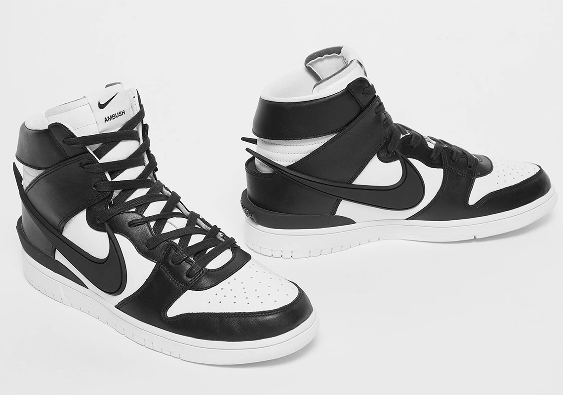 AMBUSH Nike Dunk High Black White CU7544-001 Store List | SneakerNews.com