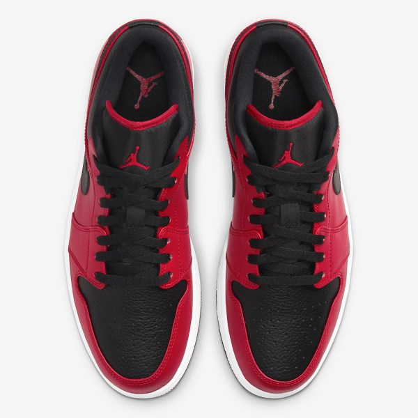 Air Jordan 1 Low Black Red 553558-605 Release Info | SneakerNews.com