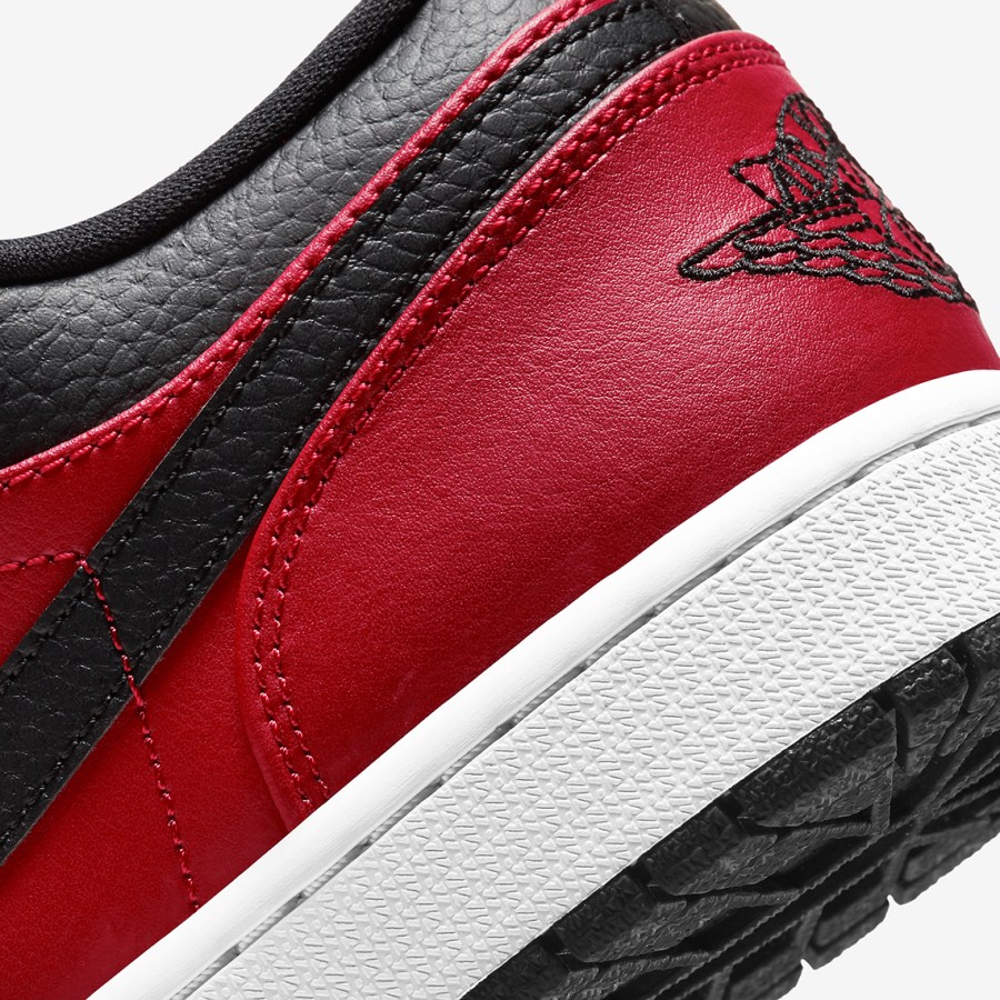 Air Jordan 1 Low Black Red 553558-605 Release Info | SneakerNews.com