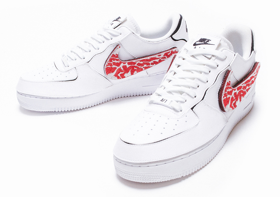 nike air force with stickers