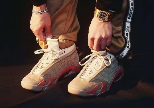 CLOT Continues Terracotta Theme With Air Jordan 14 Low Collaboration