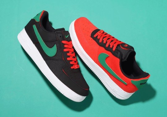 The Customizable Nike Air Force 1/1 Just Released In Christmas Colors