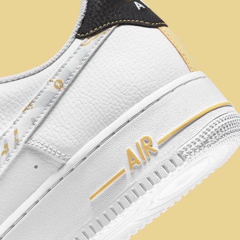 Nike Air Force 1 Gold Chain Zebra DH5284-100 Release Info | SneakerNews.com