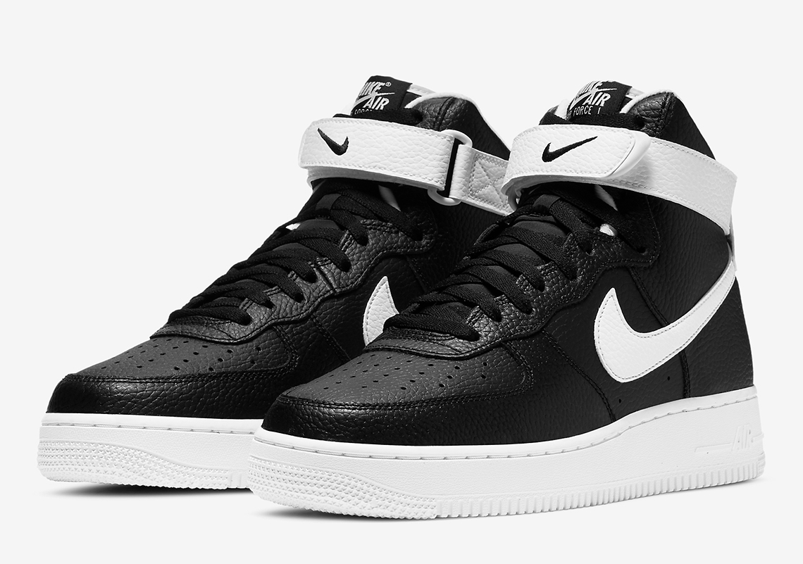 black high top air force ones