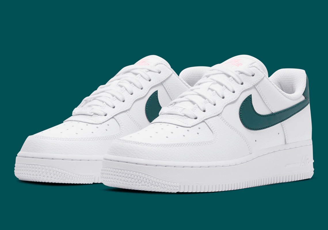 nike air force 1 low white teal