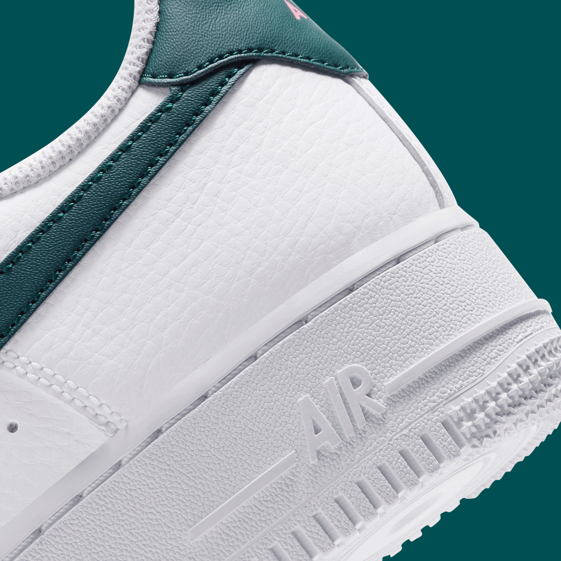 Nike Air Force 1 White Dark Teal Green 315115-163 | SneakerNews.com