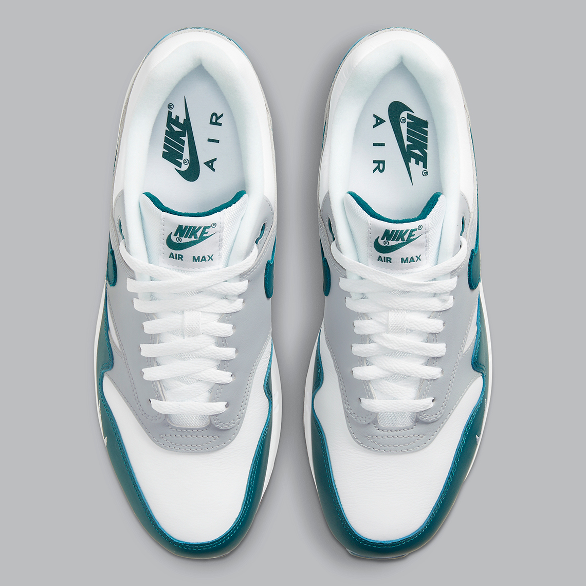 Nike Air Max 1 LV8 'White Dark Teal Green' Men’s Size 7.5 [DH4059-101]