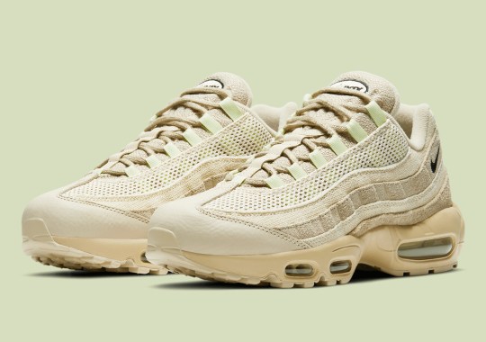 The Nike Air Max 95 Grabs Hold Of Stussy’s “Fossil” Look