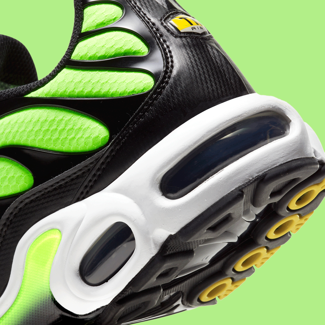 Nike Air Max Plus Volt Black CV8838-300 Release | SneakerNews.com