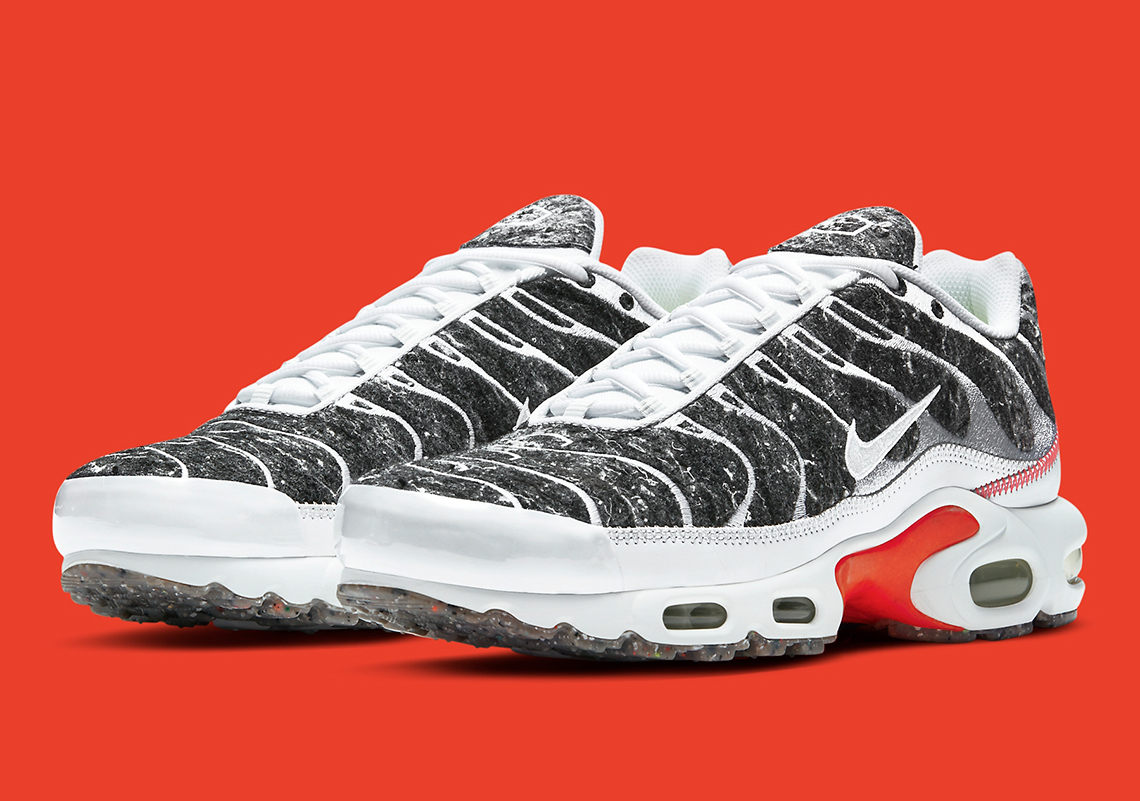 Nike Combines Recycled Wool With Thread Embroidery On The Air Max Plus