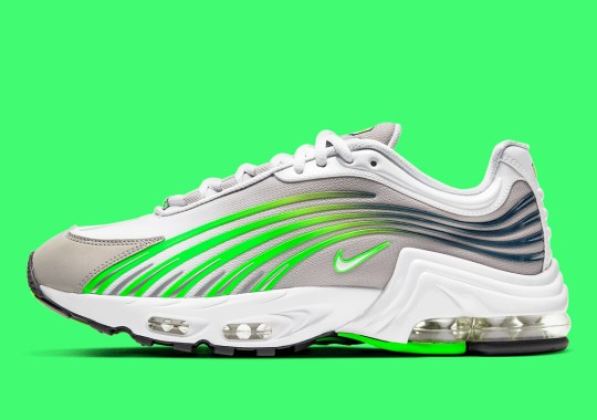 The Nike Air Max Plus II Appears With Bright Green Overlays