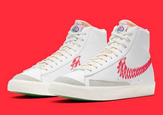 The Nike Blazer Mid Replaces Its Swoosh With Double ZigZag Stitching