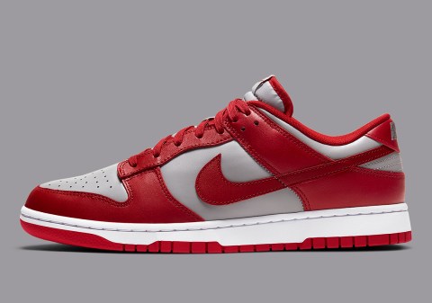 Nike Dunk Low UNLV Medium Grey Varsity Red Release Date | SneakerNews.com