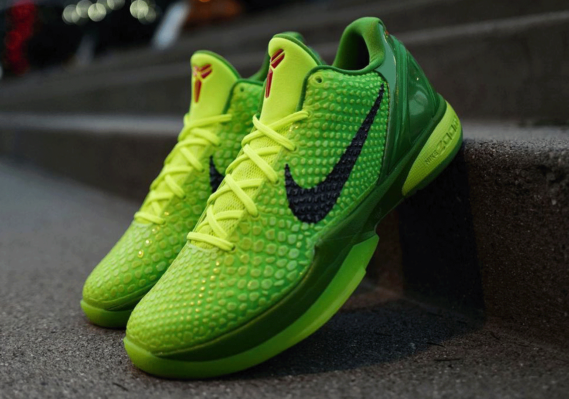 The Nike Kobe 6 Protro "Grinch" Releases Tomorrow ...