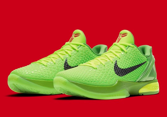 Nike Is Officially Bringing Back The Kobe 6 Protro “Grinch”