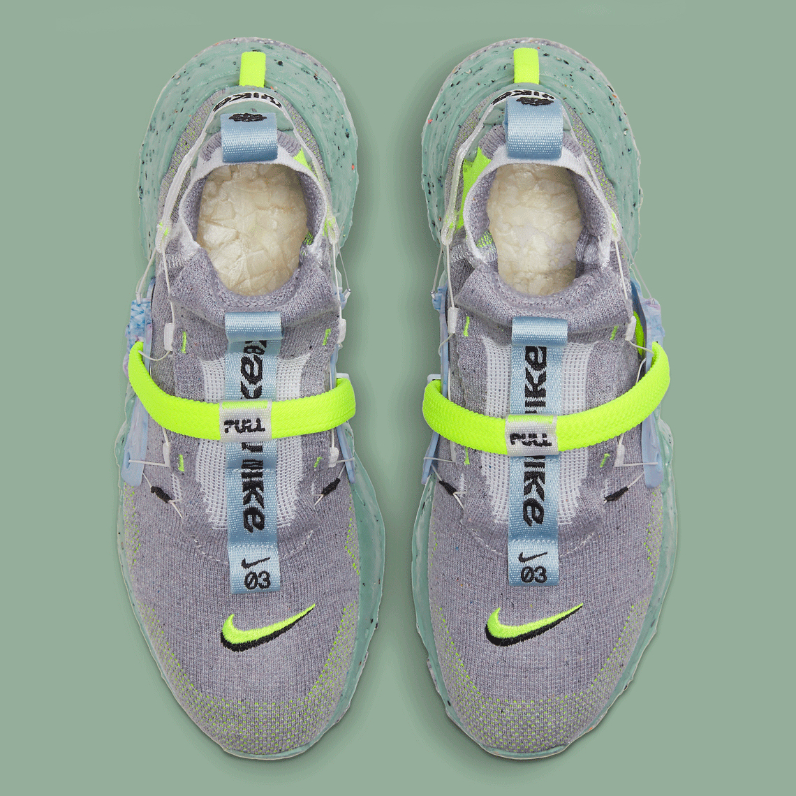 nike space hippie 03 healing jade