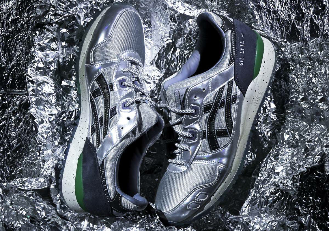 SneakerLAH And HUNDRED% Bring Silver Uppers To The ASICS GEL-Lyte 3