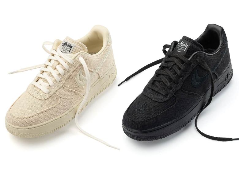 Nike Kids Air Force 1 PS Stussy - Fossil - Stadium Goods