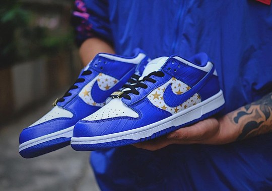 Detailed Look At The Supreme x Nike SB Dunk Low “Hyper Royal”