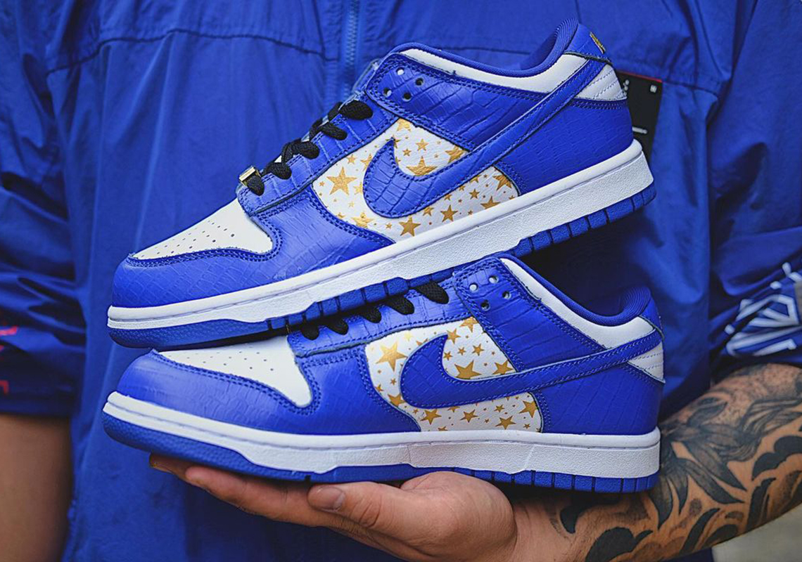 Detailed Look At The Supreme x Nike SB Dunk Low “Hyper Royal