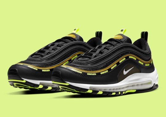 Official Images Of The Undefeated x Nike Air Max 97 In Black And Volt