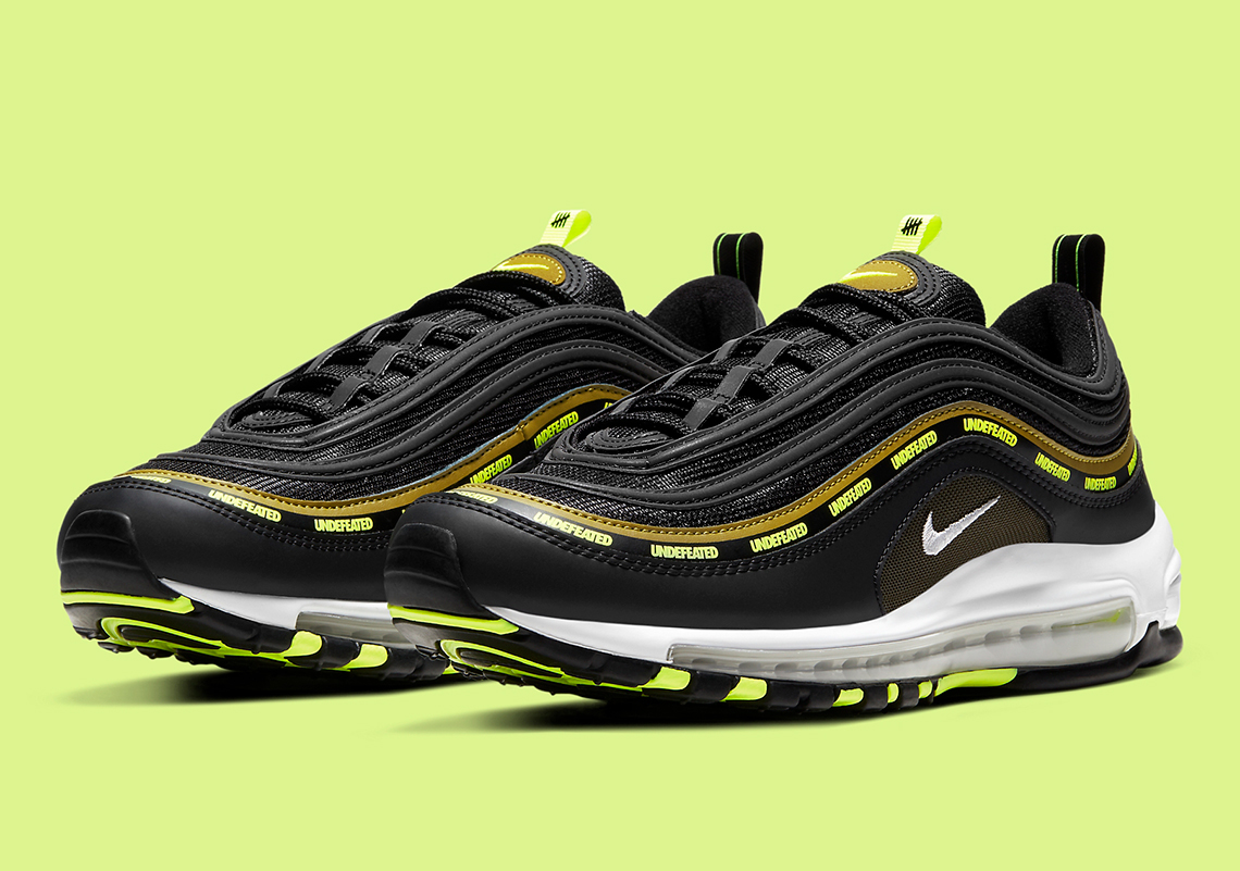 Undefeated Nike Max 97 Black Volt DC4830-001