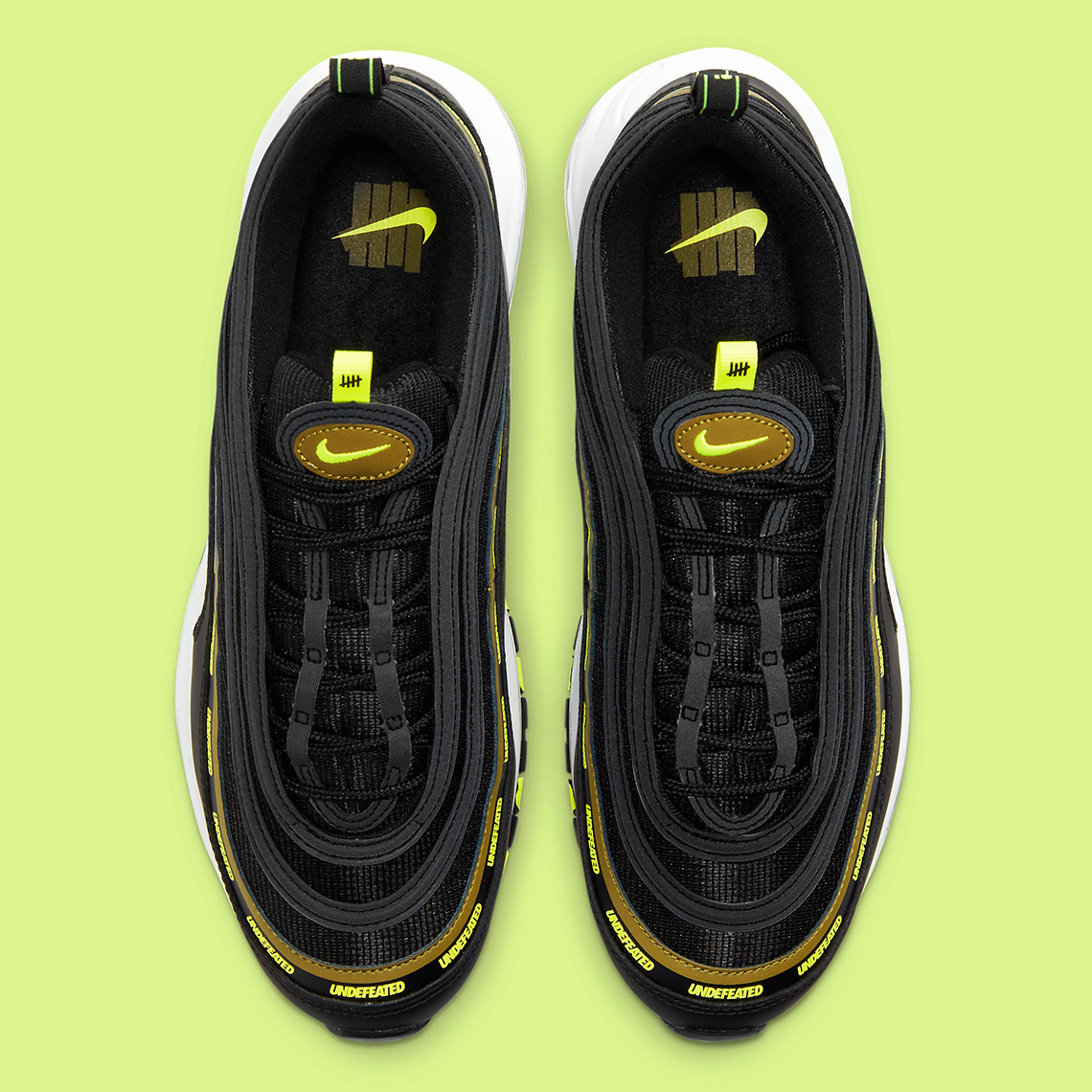 undefeated x nike air max 97 black