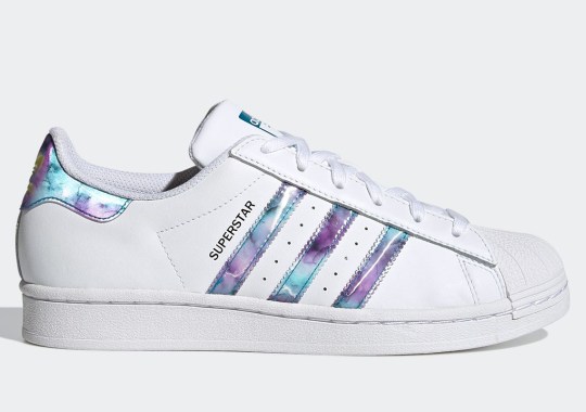 The adidas Superstar Gets A Shimmering Abalone Color Accent