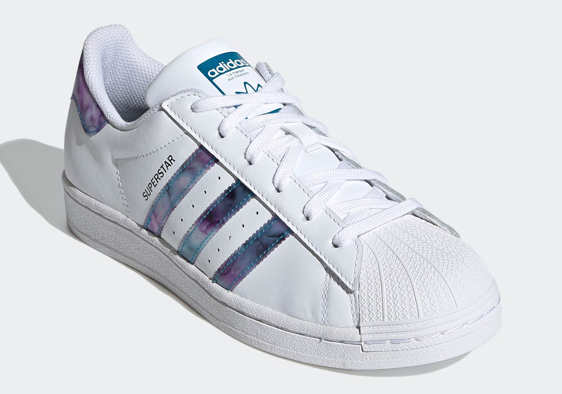 Adidas superstar shop purple stripes