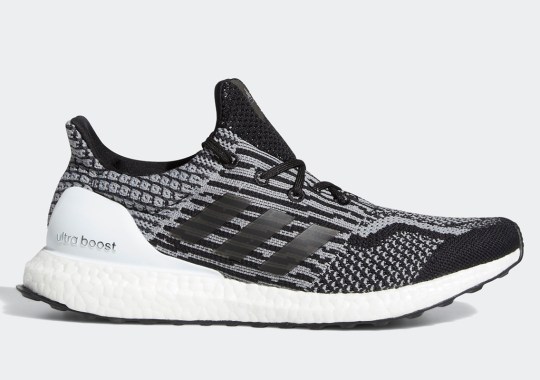 The adidas Ultra Boost 5.0 Uncaged DNA Dresses Up In An “Oreo” Colorway