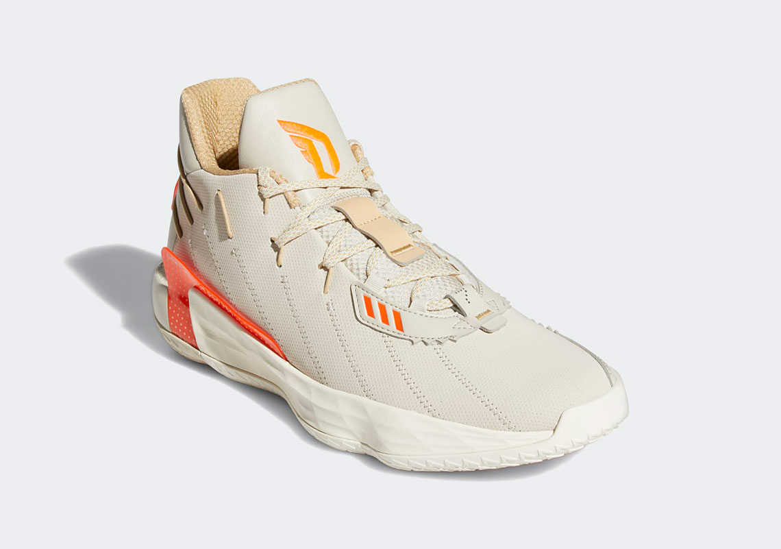 adidas dame 7 orange