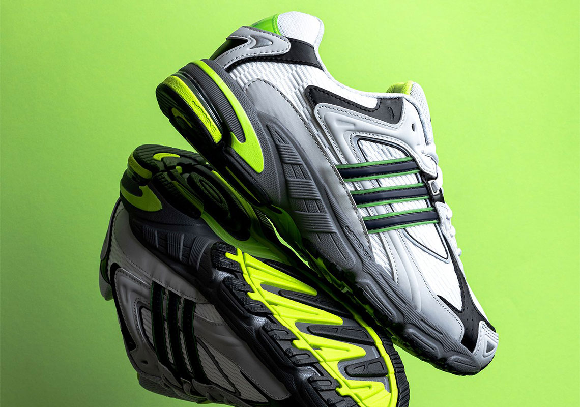 Neon Green and Throwback Vibes Found On The Кофты худи adidas Celox Performance