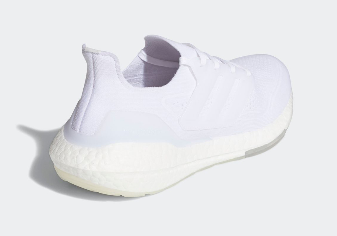 adidas Ultraboost 21 Triple White FY0379 FY0403 Release Date | SneakerNews.com