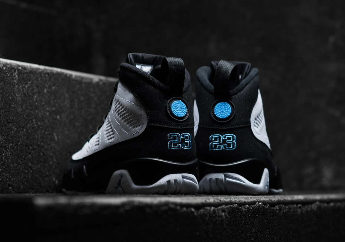 Jordan 9s black outlet and blue