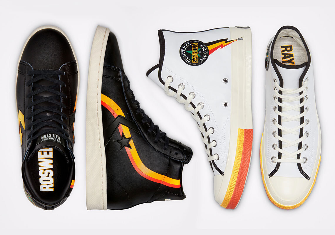 converse x roswell rayguns pro leather hi